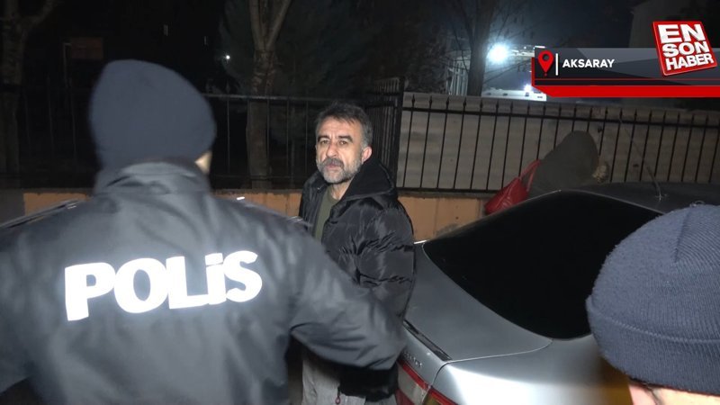 Aksaray'da alkollü sürücüden gazeteciye: Senin Türkiye'de yaşama şansın yok