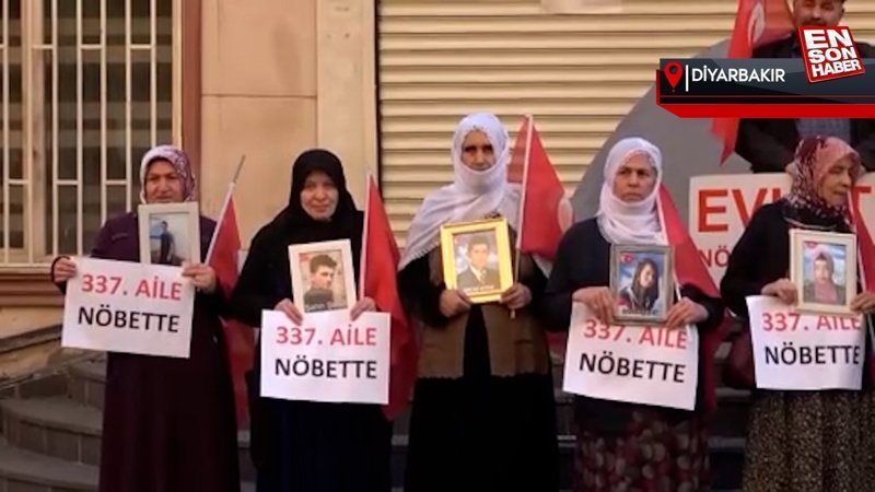Diyarbakır’da evlat nöbetindeki aile sayısı 337’ye yükseldi