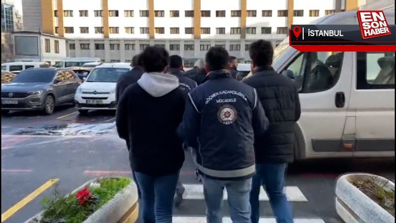 Esenyurt'ta göçmen kaçakçılarına operasyon düzenlendi