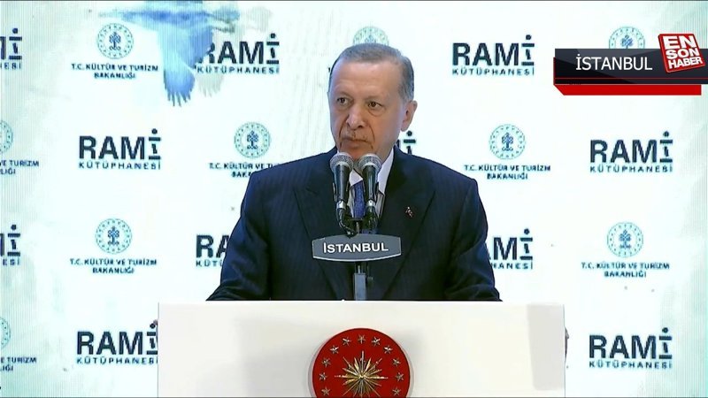 Cumhurbaşkanı Erdoğan, Rami Kütüphanesi'nin açılışını yaptı