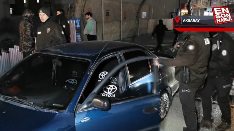 Aksaray'da uyuşturucuyla yakalandı: İçicilikten denetimim var