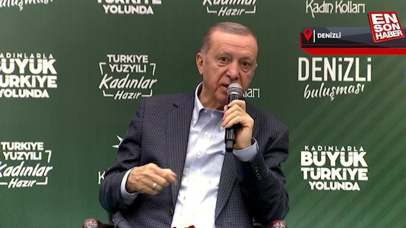 Cumhurbaşkanı Erdoğan, emekçi kadın işçilerle bir araya geldi