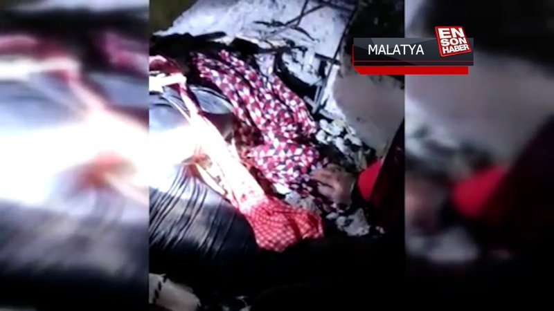 Malatya'da enkazdan bacağı kesilerek kurtarıldı