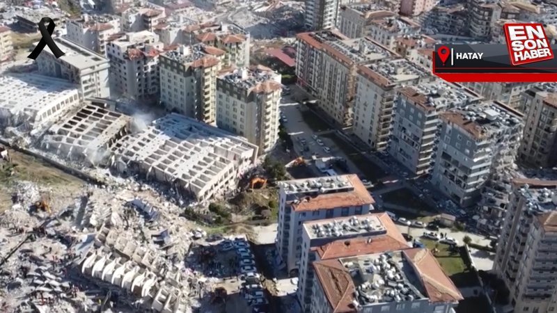 Hatay'daki depremde yerle bir olan 250 daireli rezidansın reklamı: 