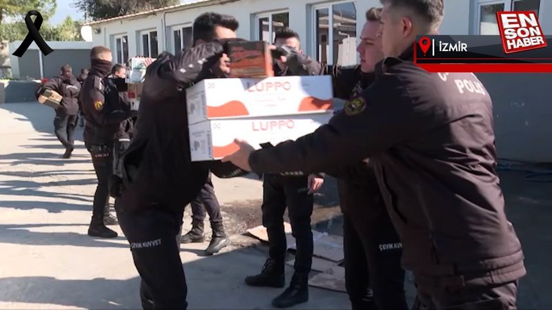 İzmir'den gönüllü 225 polis deprem bölgesine gidiyor