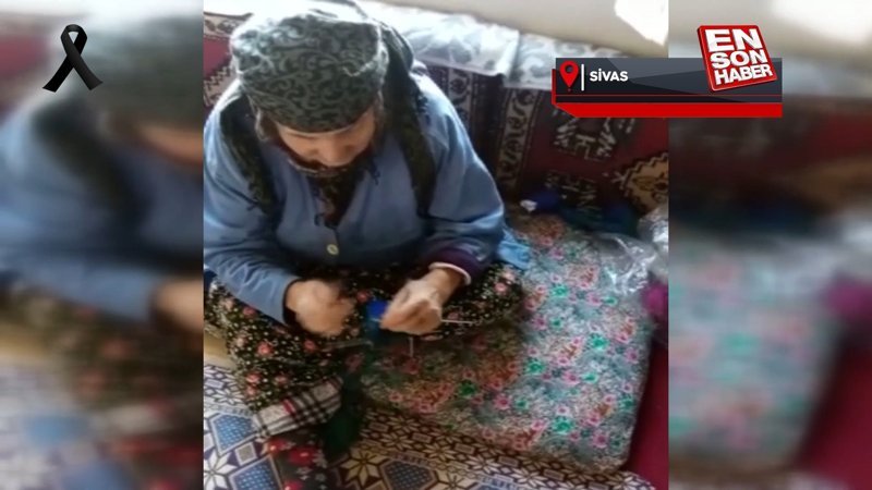 90 yaşındaki Cennet nine, depremzedelere patik çorap örüyor