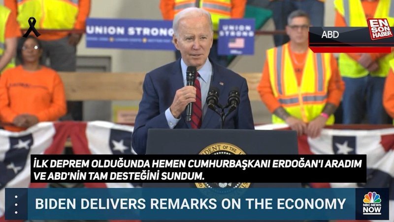 ABD Başkanı Biden: 100 yılı aşkın süredir bölgedeki en kötü depremlerden biri