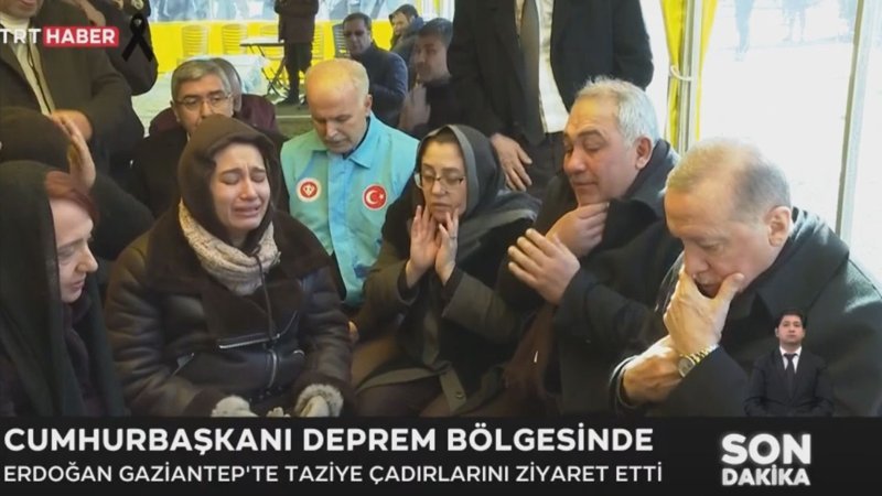 Cumhurbaşkanı Erdoğan Gaziantep'te taziye çadırını ziyaret etti