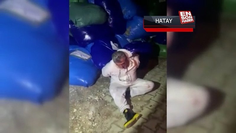 Hatay'da depremzedelere gelen yardımları kendi depolarında zulalamış