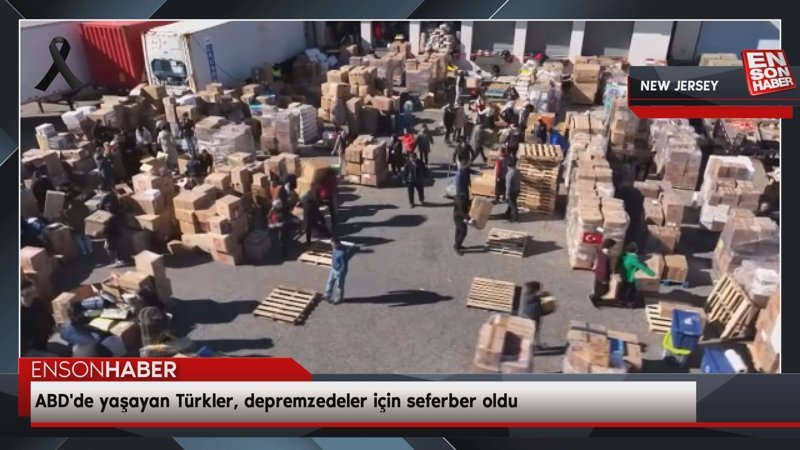 ABD'de yaşayan Türkler, depremzedeler için seferber oldu