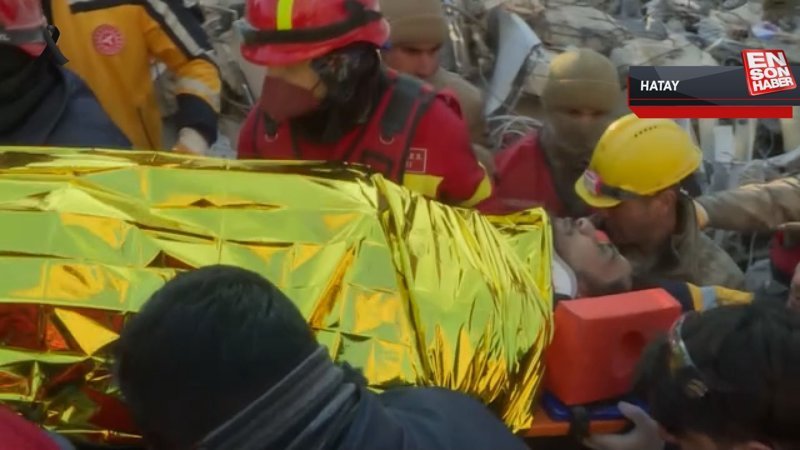 Deprem sonrası 149'uncu saat: Antakya'da bir vatandaş daha sağ çıkarıldı