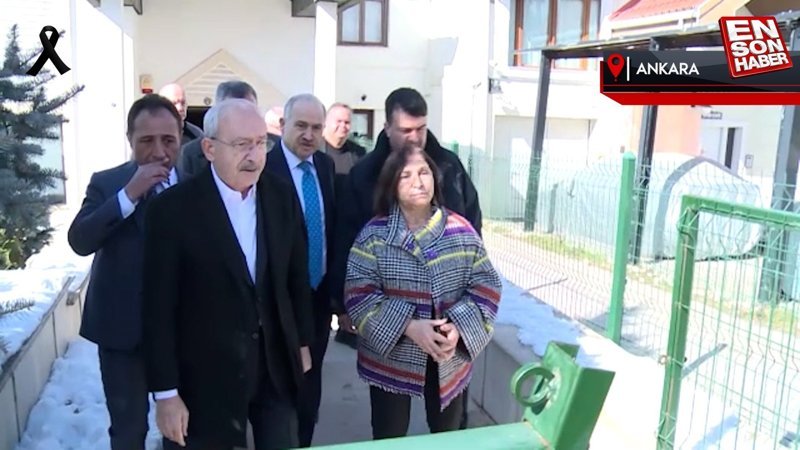 Kemal Kılıçdaroğlu'ndan, Baykal ailesinin evine taziye ziyareti
