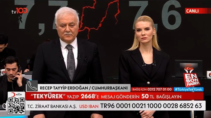 Cumhurbaşkanı Erdoğan 'Türkiye Tek Yürek' ortak yayınına bağlandı