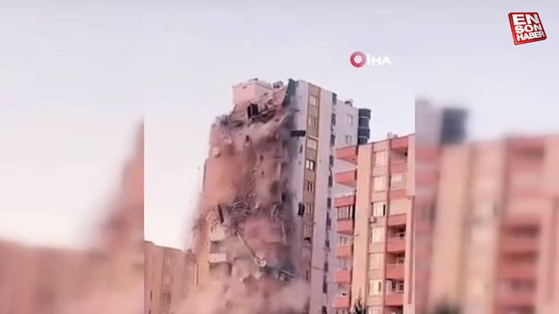 Kahramanmaraş deprem anının yeni görüntüleri