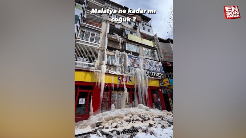 Depremle sarsılan Malatya, soğukla da mücadele ediyor