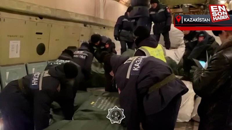 Kazakistan'ın 55 ton insani yardımı, deprem bölgesine ulaştı