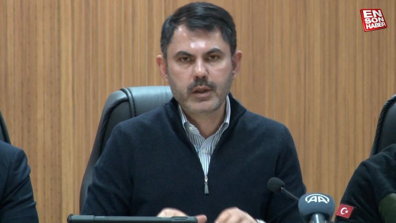 Murat Kurum: Deprem konutlarının yerleri martta gerçekleşecek