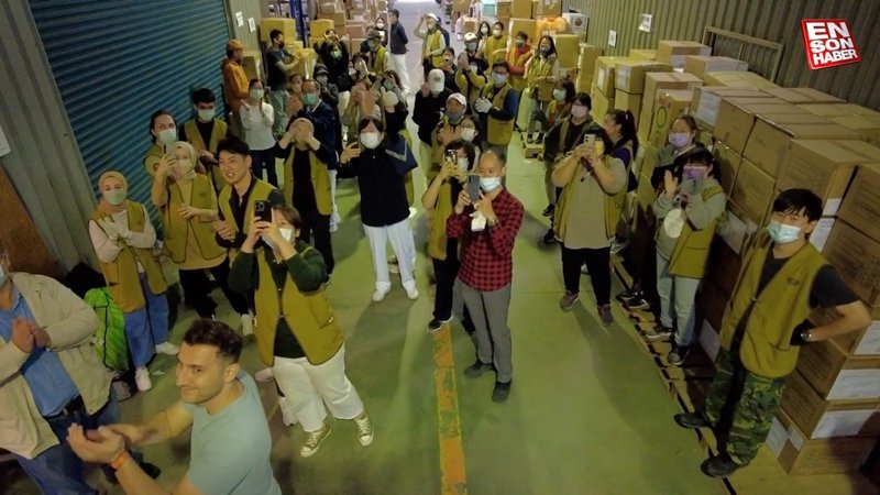 Tayvan'da depremzedelere yardım kampanyası yoğun ilgi gördü