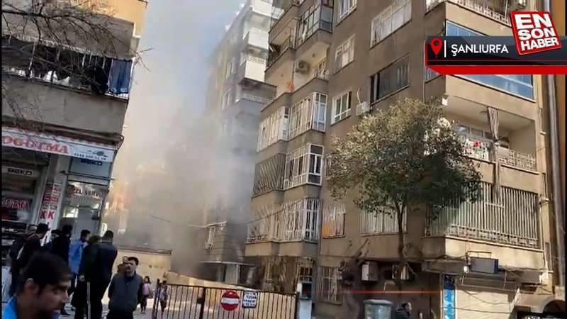 Şanlıurfa'da bir binada tüp patladı