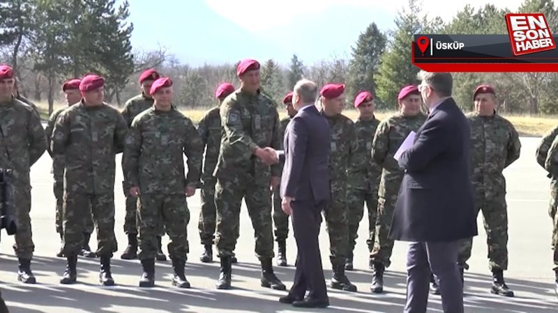 Türkiye’ye yardım için gelen Kuzey Makedonya ordusu, ülkelerine geri döndü