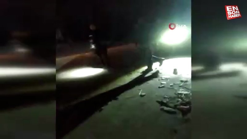 İzmir polisi depreme sokakta yakalandı, panik anları kamerada