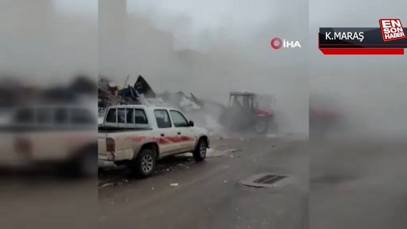 Kahramanmaraş'ta depremin yeni görüntüleri ortaya çıktı