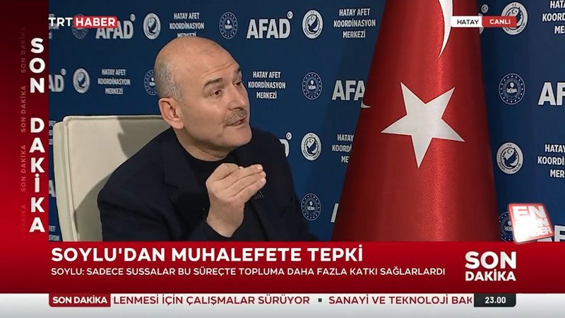 Süleyman Soylu'dan asrın felaketi söylemine 'algı operasyonu' diyen Kılıçdaroğlu'na yanıt