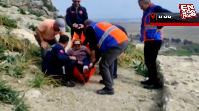 ABD'li turist, Adana'da tarihi Yılankale'de düşüp yaralandı