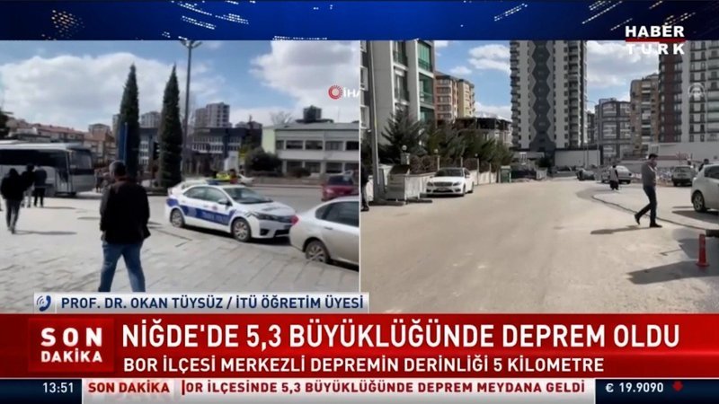 Prof. DR. Okan Tüysüz Niğde depremini yorumladı