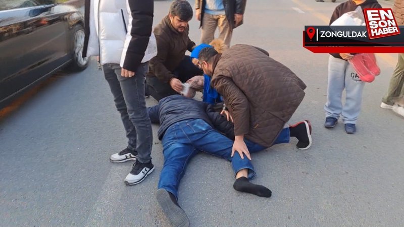 Zonguldak'ta yaşlı çifte çarpan sürücü gözyaşlarına boğuldu