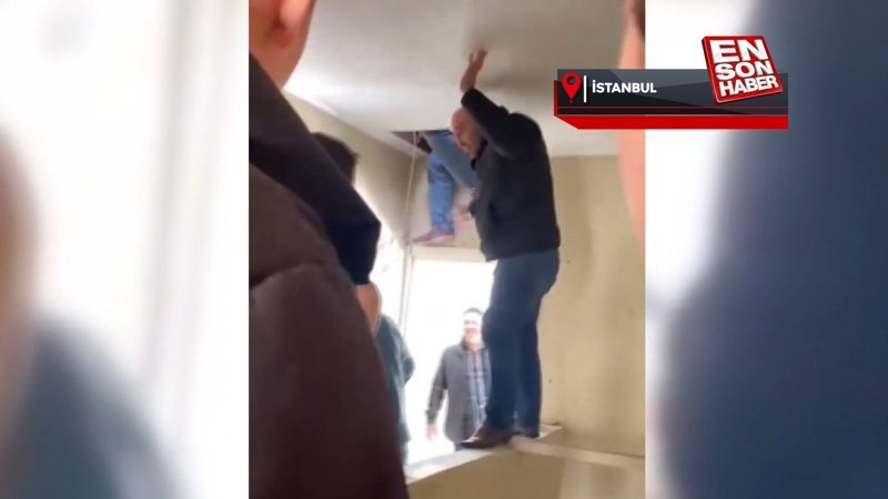 Zeytinburnu’nda hırsızlar çatıda yakalandı