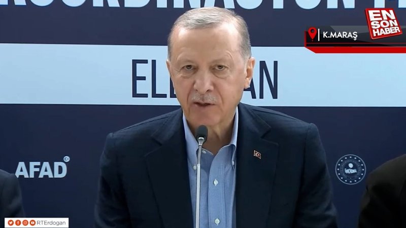 Cumhurbaşkanı Erdoğan: Deprem bölgesini inşa etmek bize nasip olacak