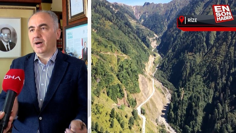 Rize'de kuraklığa karşı gölet formülü için çalışma başlatıldı