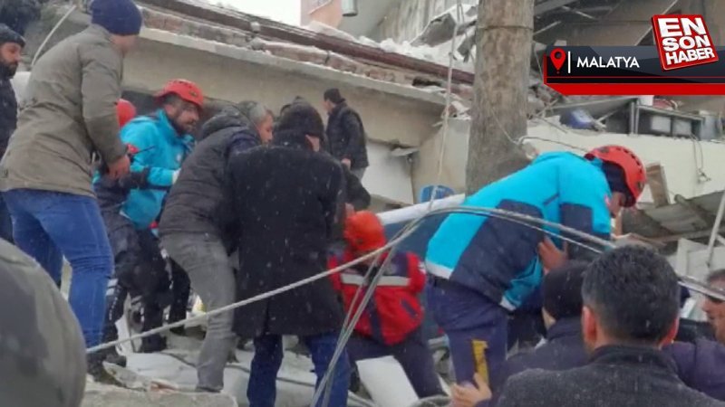 Malatya'da polis telsizinden yıkılan bina anonsları