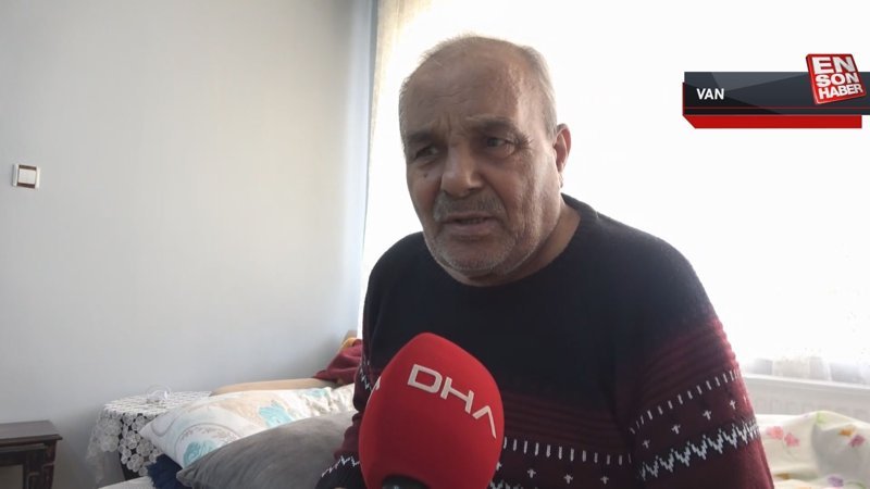Van depreminden sonra geldiği Gaziantep'te de evi hasar gördü