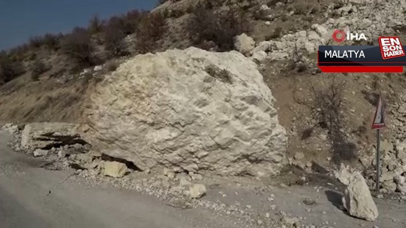 Deprem , Malatya’da dağları yerinde oynattı