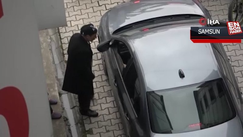 Samsun'da alkollü şahıs pırasa sapıyla trafiğe yön verdi