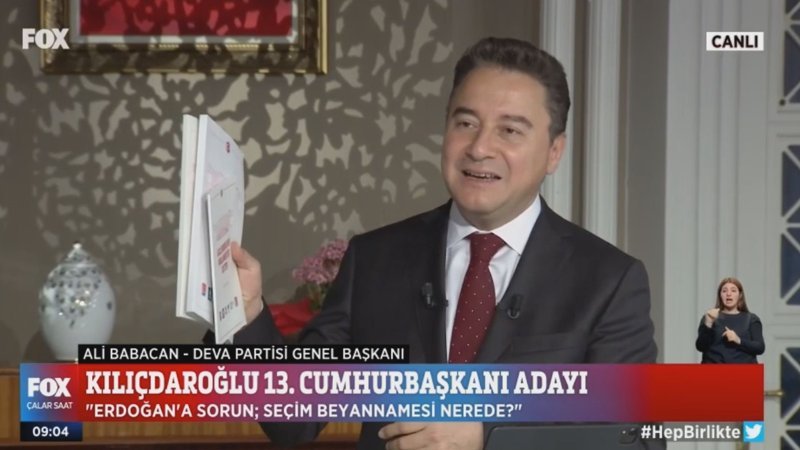 Ali Babacan Millet İttifakı'nın ortak mutabakat metnini Avrupa ile kıyasladı
