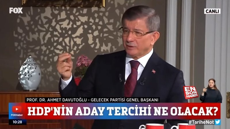 Ahmet Davutoğlu: Kemal Kılıçdaroğlu'nun HDP ile temas kurma hakkı var