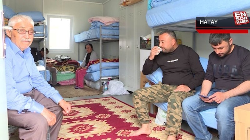 İskenderun'daki sosyal donatılı yaşam alanında depremzedelerin ihtiyaçları karşılanıyor