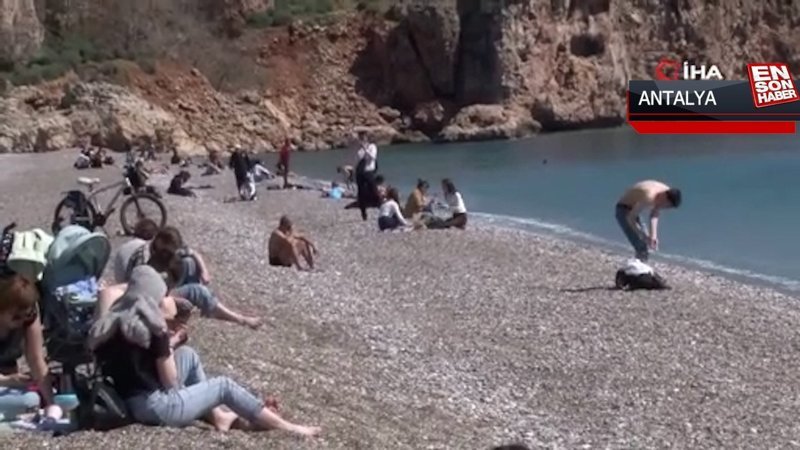 Doğuda kar Antalya'da bahar