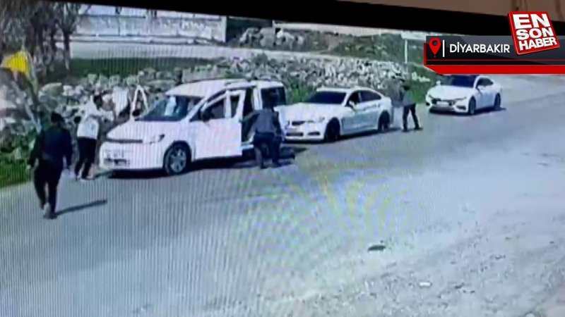 Diyarbakır’da silahlar konuştu: Kavga kamerada