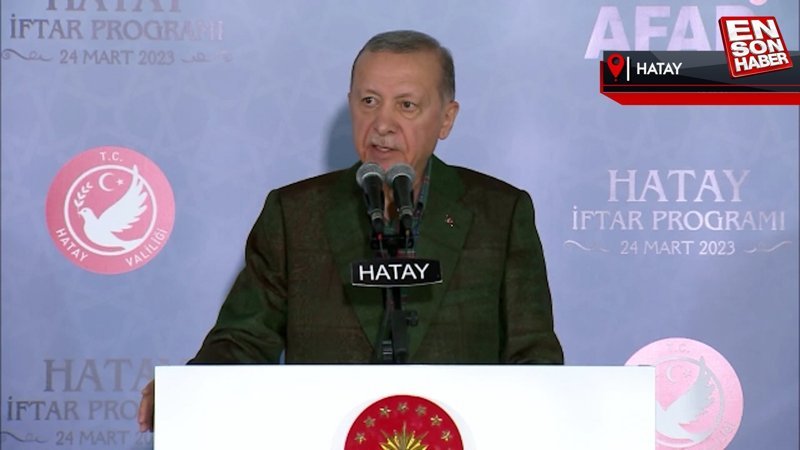 Cumhurbaşkanı Erdoğan: Sizler huzura ermeden dinlenmek haramdır
