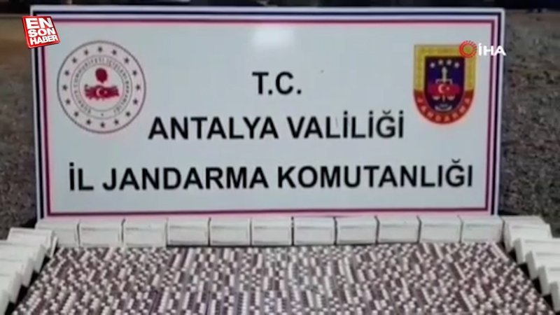 Antalya'da uyuşturucu operasyonu