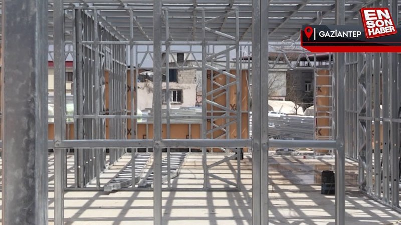 Nurdağı'nda esnafa çelikten çarşı yapılıyor