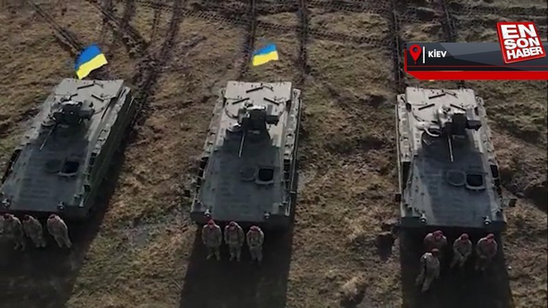 Ukrayna Savunma Bakanı Reznikov, Alman zırhlı aracını arazide test etti