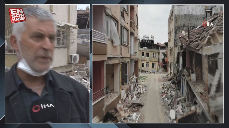 Hatay'da depremlerden en çok etkilenen mahallenin son hali