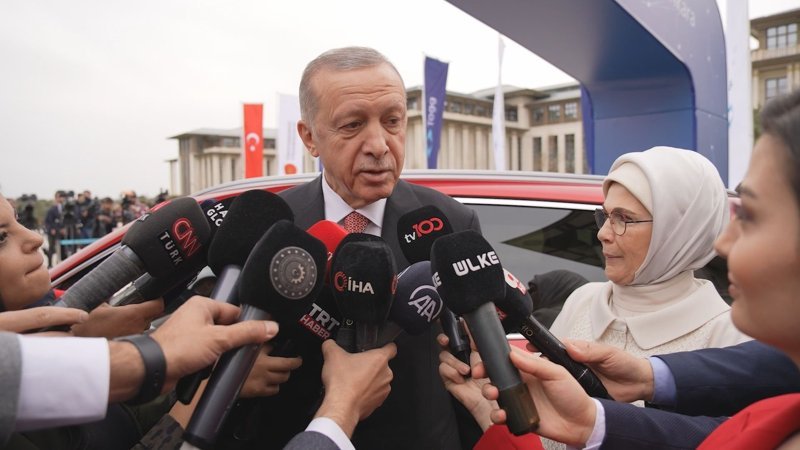 Cumhurbaşkanı Erdoğan: Bize de devrin otomobilini üretmek nasip oldu