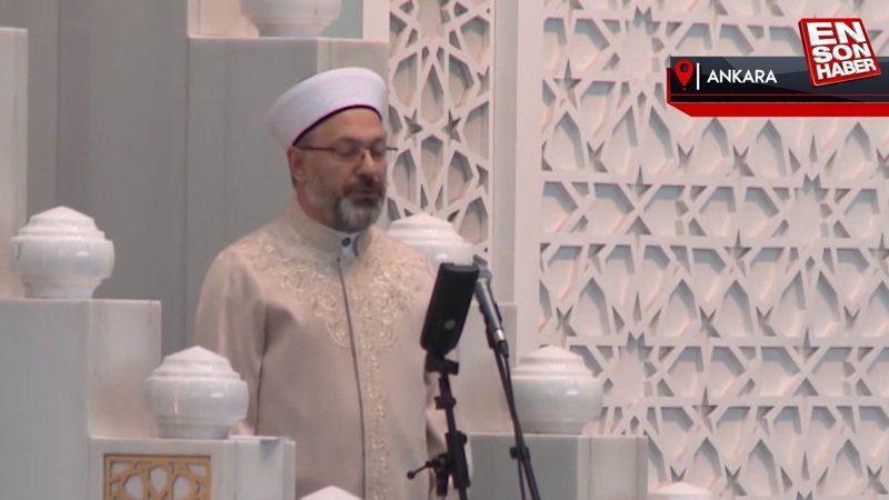 Ali Erbaş, İsrail'in saldırılarına tepki gösterdi