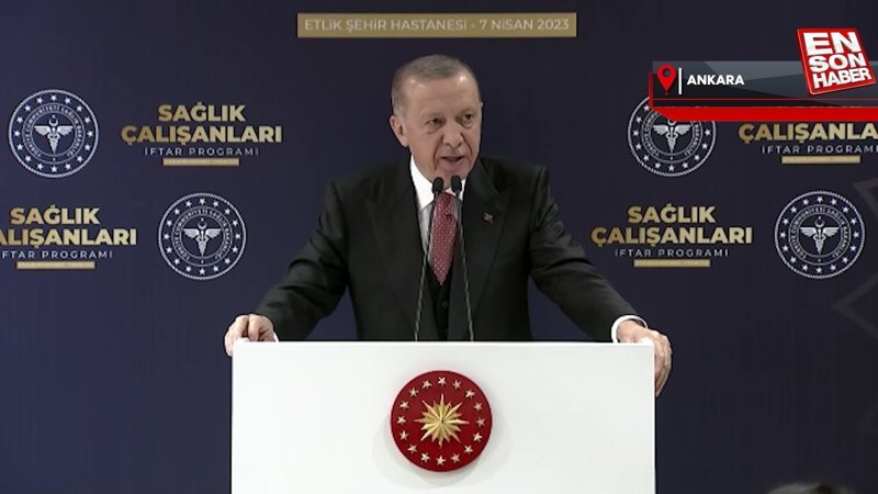 Cumhurbaşkanı Erdoğan: Sağlık kadromuzu güçlendirmeye devam ediyoruz